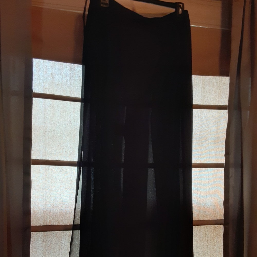 Polyester Chiffon Evening Pants